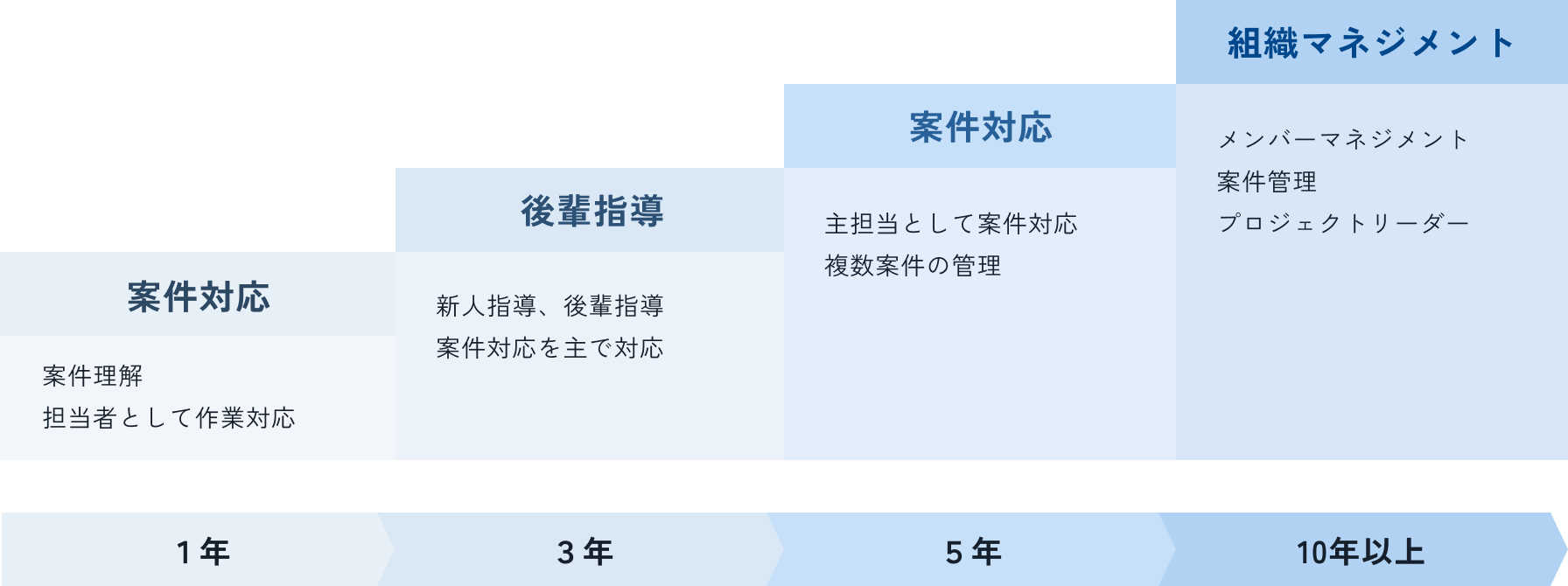 エンジニアリング（構築）キャリアパス