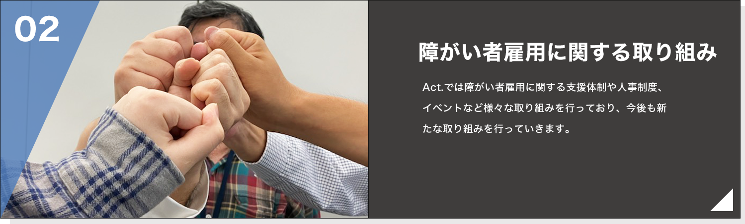 Act.の取り組みリンク画像