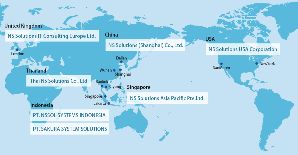 Map of overseas bases