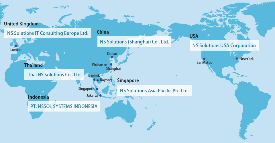 Map of overseas bases