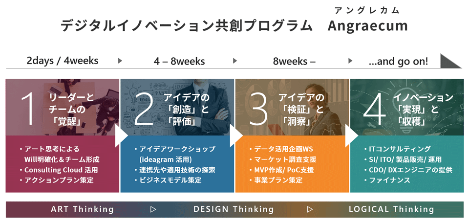 企業のDX推進を加速するデジタルイノベーション共創プログラム「Angraecum」