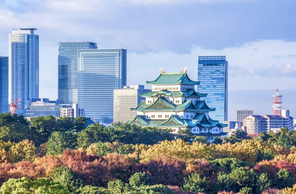 会社情報　名古屋城の風景画像
